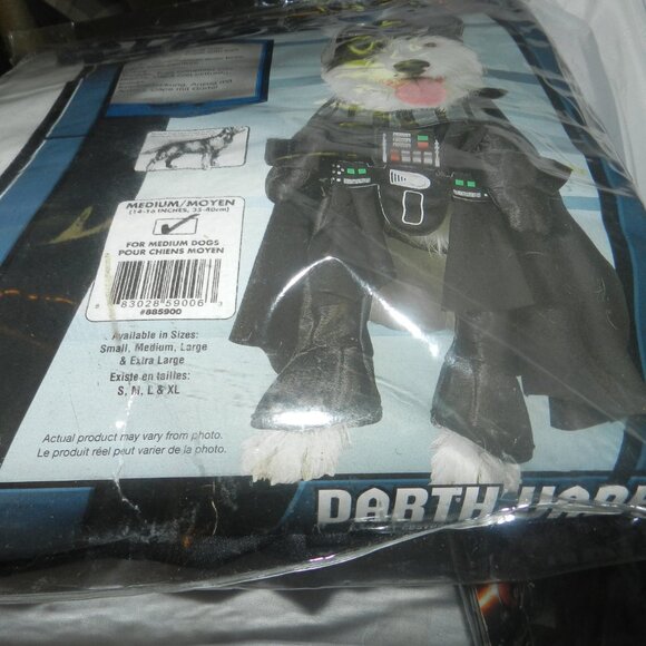 PET DELUXE STAR WARS DARTH VADER WALKING DOG & CAT COSTUME🆕I SHIPS FAST😮💨⚡🚚 - Picture 3 of 15